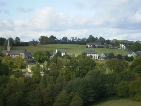 Vue sur le bourg